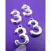 Charms - Chiffre "3" (1 pce)